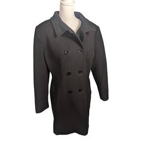 Preston & York Women's Trench Coat, Wool, Size 16Winter, Classy, Warm‎